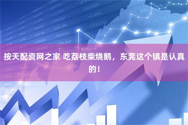 按天配资网之家 吃荔枝柴烧鹅，东莞这个镇是认真的！